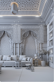 White Curtains With Modern Interior
