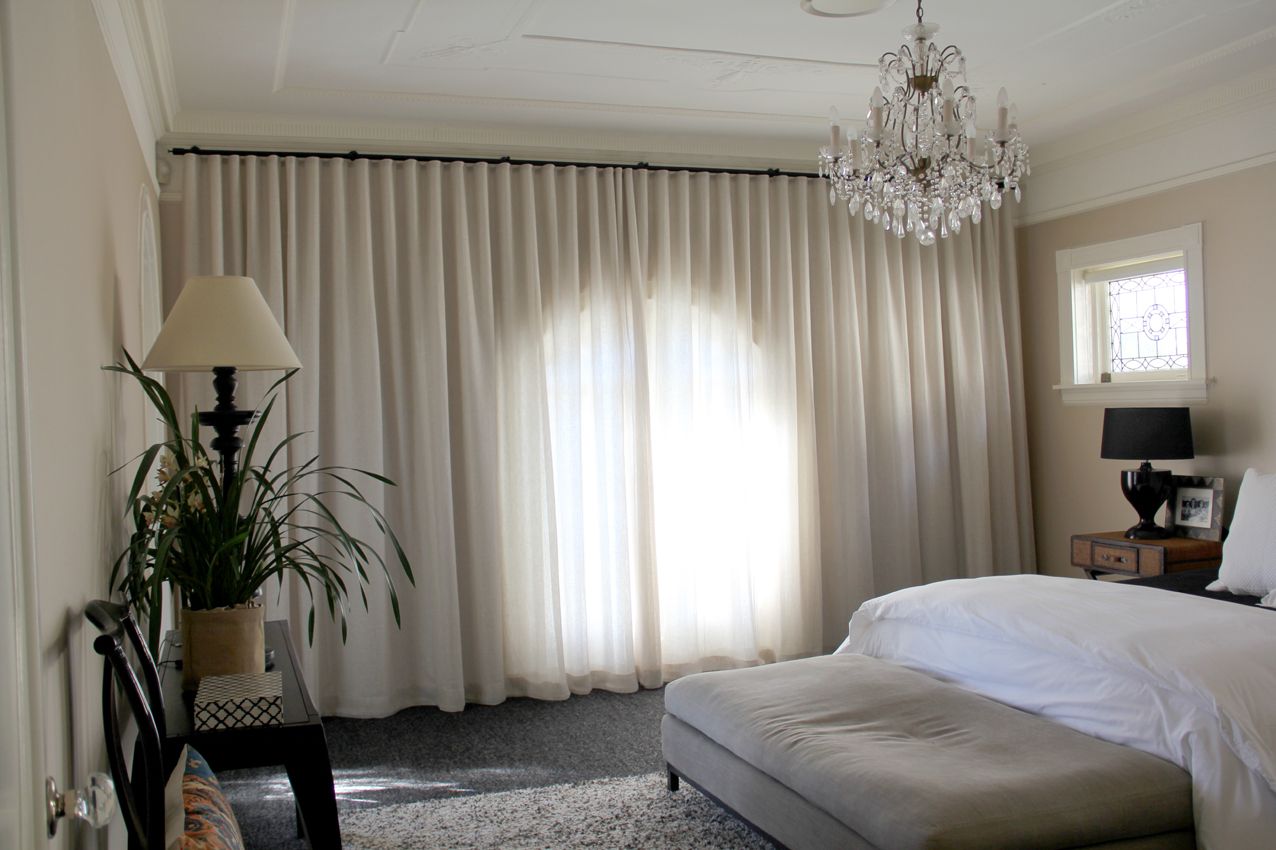 How to Cover an Entire Wall with Curtains